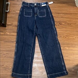 Old Navy women’s Relaxed Fit Dark Indigo Jeans